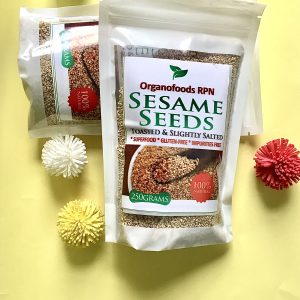 Toasted Lightly Salted Nigerian Sesame seeds