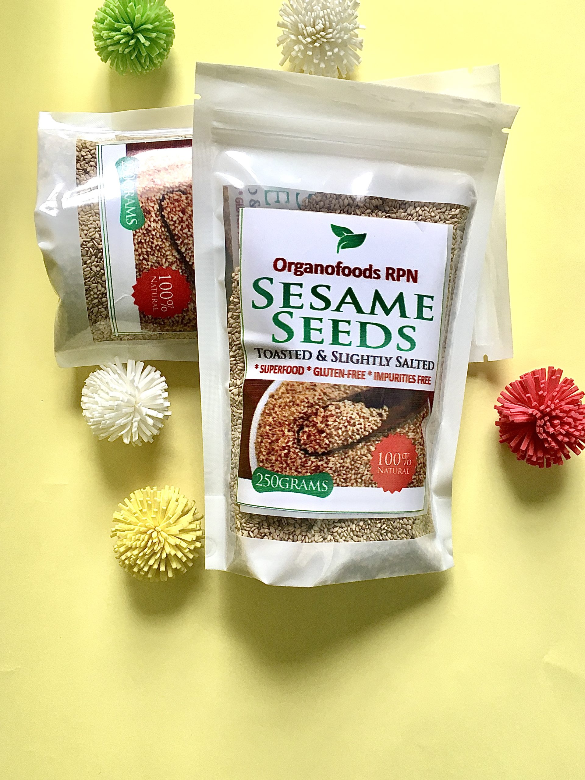 Toasted Lightly Salted Nigerian Sesame seeds
